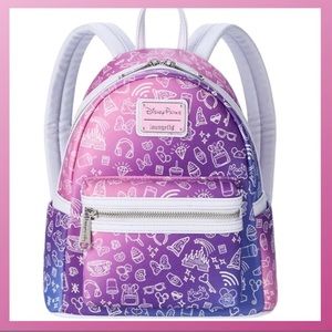 Loungefly Disney Parks Icons Ombre Mini Backpack